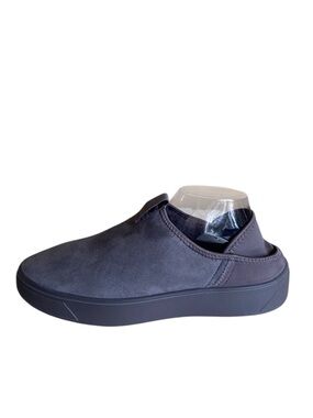 Ecco Street Tray Hygge Slipper Woman 41 US 10 Grey Nubuck Drop Fur Lined Comfort